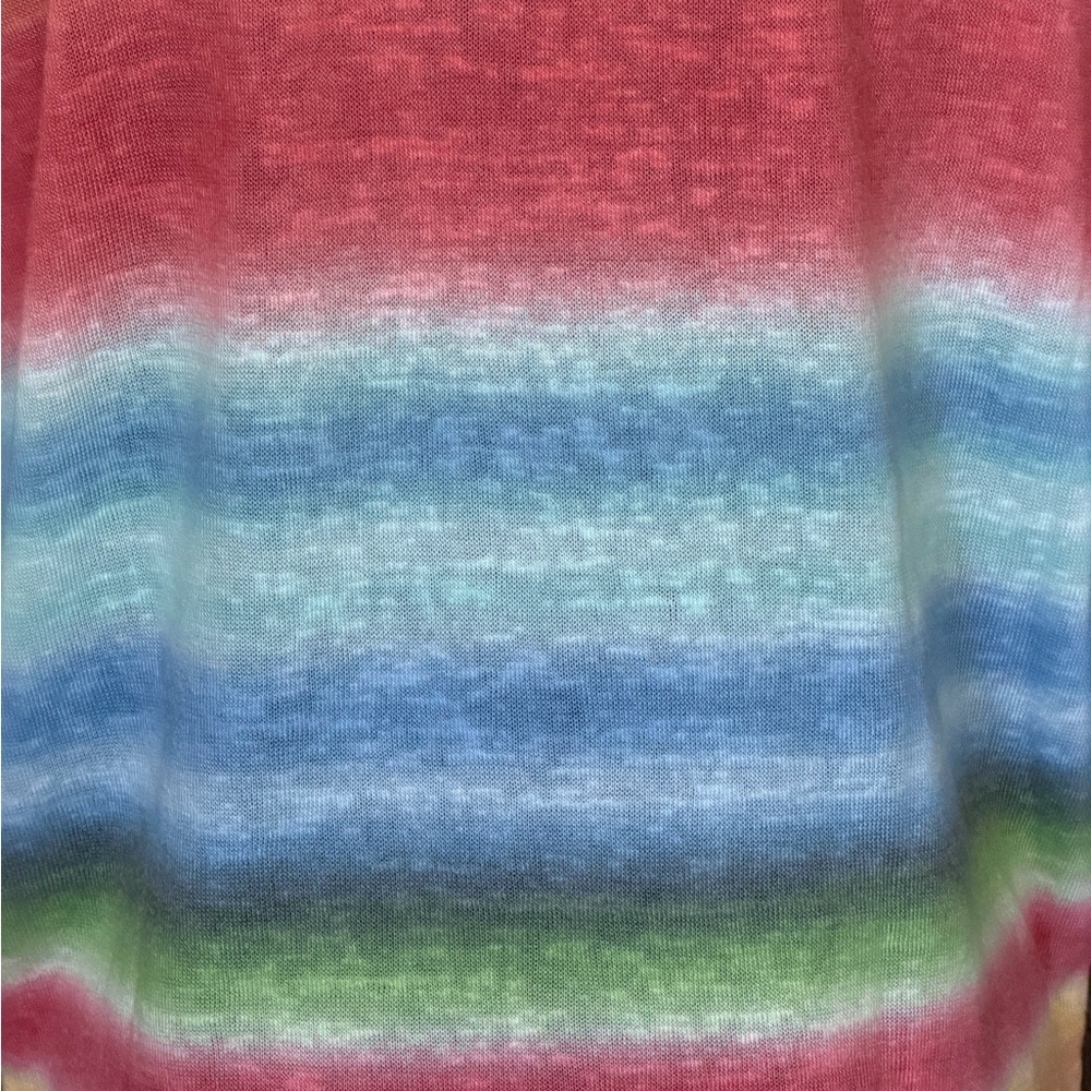 For The Republic Bright Striped Button-Up Women's Top - Picture 8 of 11